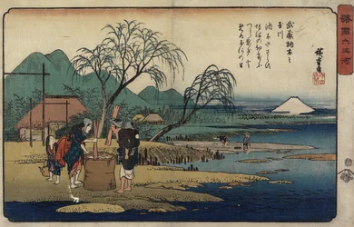 Cho_fun jalokivijoki Musashin maakunnassa, 1835-1837