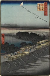 Nihon Embankment, Yoshiwara, April 1857