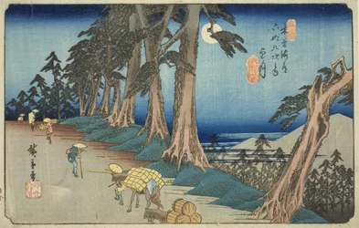/. 26: Mochizuki, te-sarjasta "shi x ty ne s ta on s of te kisokaid (kisokaido rokujukyu tsugi no uchi)"