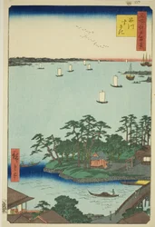 Shinagawa Susaki (Shinagawa Susaki), sarjasta `` Ridge dre d fa netin näkymät Edoon (Sata kuuluisaa näkymää Edoon)