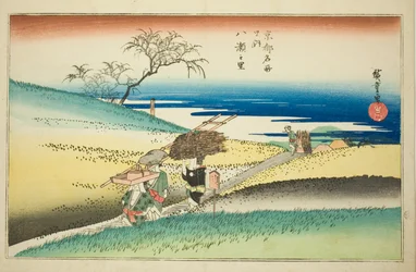 El poble de Yase (Yase no sato) de la sèrie "Llocs famosos de Kyoto (Kyoto meisho no uchi)" finlandès