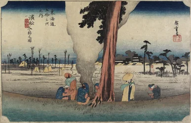 Winter Scene, Hamamatsu, c. 1833