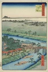 Yanagishima, sarjasta "Ridge dre d fa net s view ws of Edo (Sata kuuluisaa näkymää Edosta)"