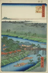 Yanagishima, sarjasta "Ridge dre d fa net s view ws of Edo (Sata kuuluisaa näkymää Edosta)"