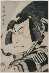 Nakamura Nakazo II Matsuomaruna vaunujen pysäytyskohtauksessa, 1796.