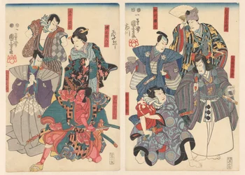 Ichikawa Danjûrô VIII kahdeksassa eri roolissa
