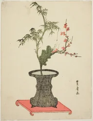 "Kolme ystävää" ikebana