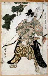 Japanilainen vedos: samurain muotokuva