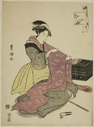 Kahdestoista kuukausi (Goku getsu), sarjasta "Fashionable Twelve Months (Furyu junikagetsu)"