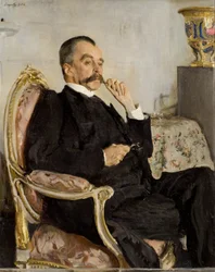 Prinssi Vladimir Mikhaylovich Golitsynin muotokuva 1847-1932, 1906.