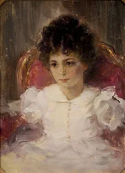 Muotokuva Tatjana Sergeevna Khokhlovasta, Botkina 1897-1985 lapsena