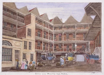 Bull and Mouth Street, Lontoo, 1806