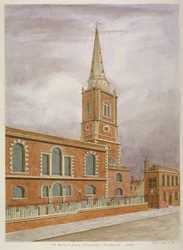 St Botolphin kirkko, Aldgate, Lontoo, 1806
