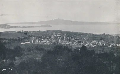 Aucklandin satama, 1924