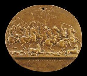 Leijonan metsästys.