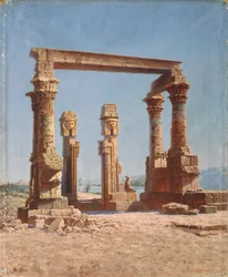 Egyptin temppelin raunio