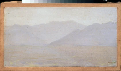 Aamu Kashmirissa (Intia) - maalaus Vasili Vasilyevich Vereshchagin (Vassili Vereshchagin) (1842-1904), öljy kankaalle