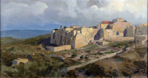 Bethlehem ou Bethlehem - Bethlehem par Polenov, Vasily (Vassili, Vasily) Dmitrievich (1844-1927)