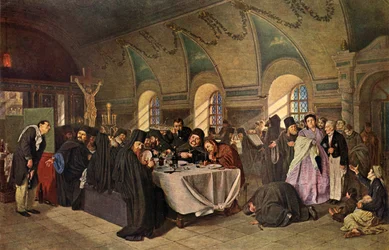 "Ateria luostarissa", 1865-1875, 1939.