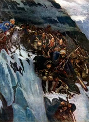 "Suvorovin marssi Alppien halki", 1799, 1899, 1939.