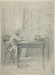 Kirjailija Faddei Bulgarinin muotokuva 1789-1859, 1840-luku