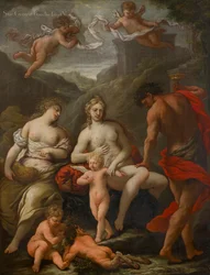 Ceres, Bacchus ja Venus, n. 1550-1610 (öljy kankaalle)