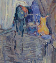 Asetelma ketjupostin kanssa, 1939