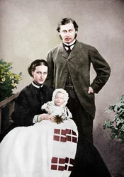 Walesin prinssi ja prinsessa lapsen prinssi Albert Victorin kanssa, 1864 1910