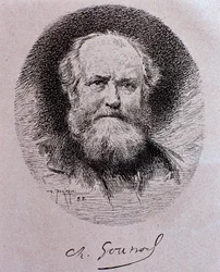 Charles Gounodin muotokuva (piirustus