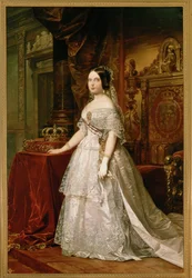 Kuningatar Isabel II (maalaus kankaalle)