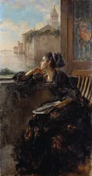 Meditació (oli sobre tela)finès