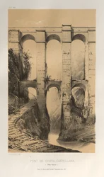 Viehättävää arkkitehtuuria tai 1400-luvun monumentteja. Ja XVI. Vuosisatoja: Ranskan linnat XV ja XVI vuosisadalla: Pl. 50, Pont De Civita-Castellana (Rooman osavaltiot)