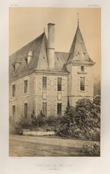 Kuvankaunis arkkitehtuuri tai 1400-luvun monumentit. Ja XVI. Vuosisatoja: Ranskan linnat XV ja XVI vuosisadalla: Pl. 59, Château De Baclair (Ala-Seine)