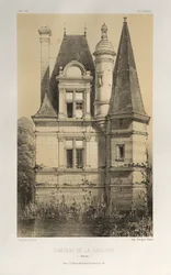 Viehättävää arkkitehtuuria tai 1400-luvun monumentteja. Ja XVI. Vuosisatoja: Ranskan linnat XV ja XVI vuosisadalla: Pl. 64, Château De La Sauloye (Mayenne)