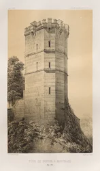 Kuvankaunis arkkitehtuuri tai 1400-luvun monumentit. Ja XVI. Vuosisatoja: Ranskan linnat XV ja XVI vuosisadalla: Pl. 90, Tour de Buffon Montbardissa (Côte d