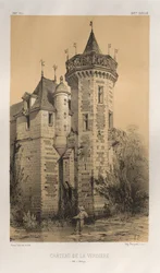 Viehättävää arkkitehtuuria tai 1400-luvun monumentteja. Ja XVI. Vuosisatoja: Ranskan linnat XV ja XVI vuosisadalla: Pl. 28, Chateau De La Verdiere (Ille en Vilaine)
