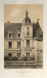 Kuvankaunis arkkitehtuuri tai 1400-luvun monumentit. Ja XVI. Vuosisatoja: Chateaux De France XV ja XVI vuosisadalla: Pl. 33, Château De Tanlay (Yonne)
