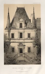 Kuvankaunis arkkitehtuuri tai 1400-luvun monumentit. Ja XVI. Vuosisatoja: Chateaux De France XV ja XVI vuosisadalla: Pl. 1, Old Chateau of Villiers (Somme)