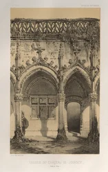 Kuvankaunis arkkitehtuuri tai 1400-luvun monumentit. Ja XVI. Vuosisatoja: Chateaux De France XV ja XVI vuosisadalla: Pl. 41, Château De Jouancyn galleria (Saone et Loire)