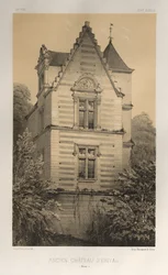 ...pl. 55, entinen Château Dérival Aisne, 1860.
