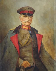 Kenraali August von Mackensen, n. 1916 (öljy kankaalle)