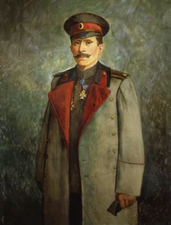 Kenraali Jekon, Bulgarian armeijan esikuntapäällikkö, n. 1916 (öljy kankaalle)