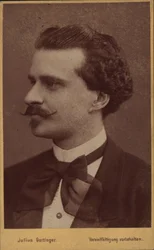 Säveltäjä Eduard Straussin muotokuva 1835-1916, 1874.