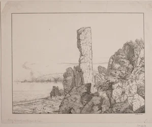 Kivinen rannikko Bornholmissa