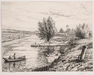 Tontti Marne-joen varrella