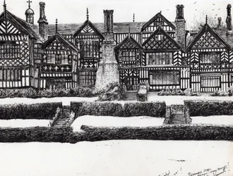 Bramall Hall Bramhall, 2004, (muste paperille)