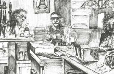 Cheers Bar Boston USA, 2003, (muste paperille)