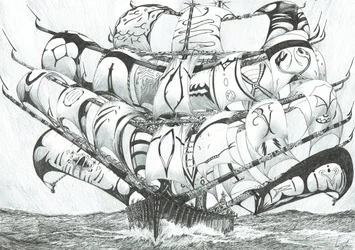 Storm Creators East Siberian Sea, 2017, (muste paperille)