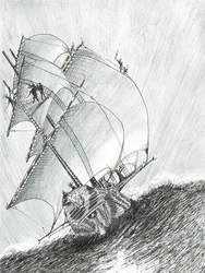 Storm Creators Molucca Sea, 2017, (muste paperille)