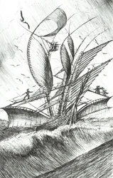 Storm Creators Pacific Ocean, 2017, (muste paperille)